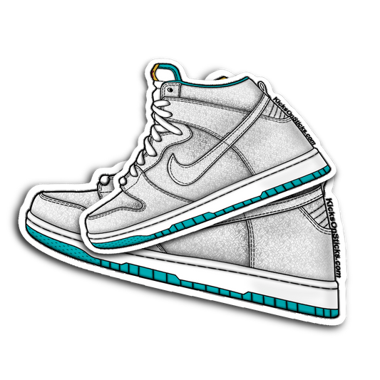 SB Dunk High "Flamingo" Sneaker Sticker