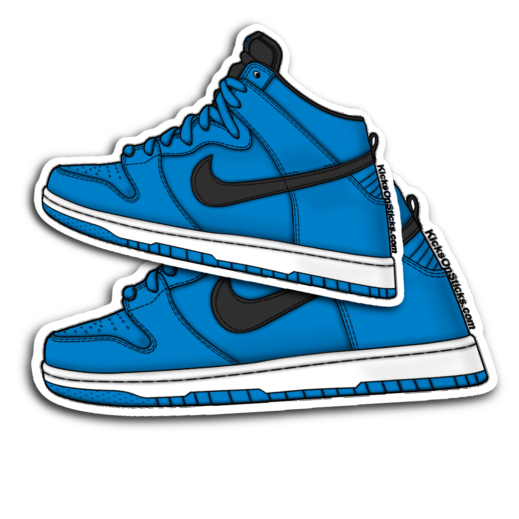 SB Dunk High "Game Royal" Sneaker Sticker
