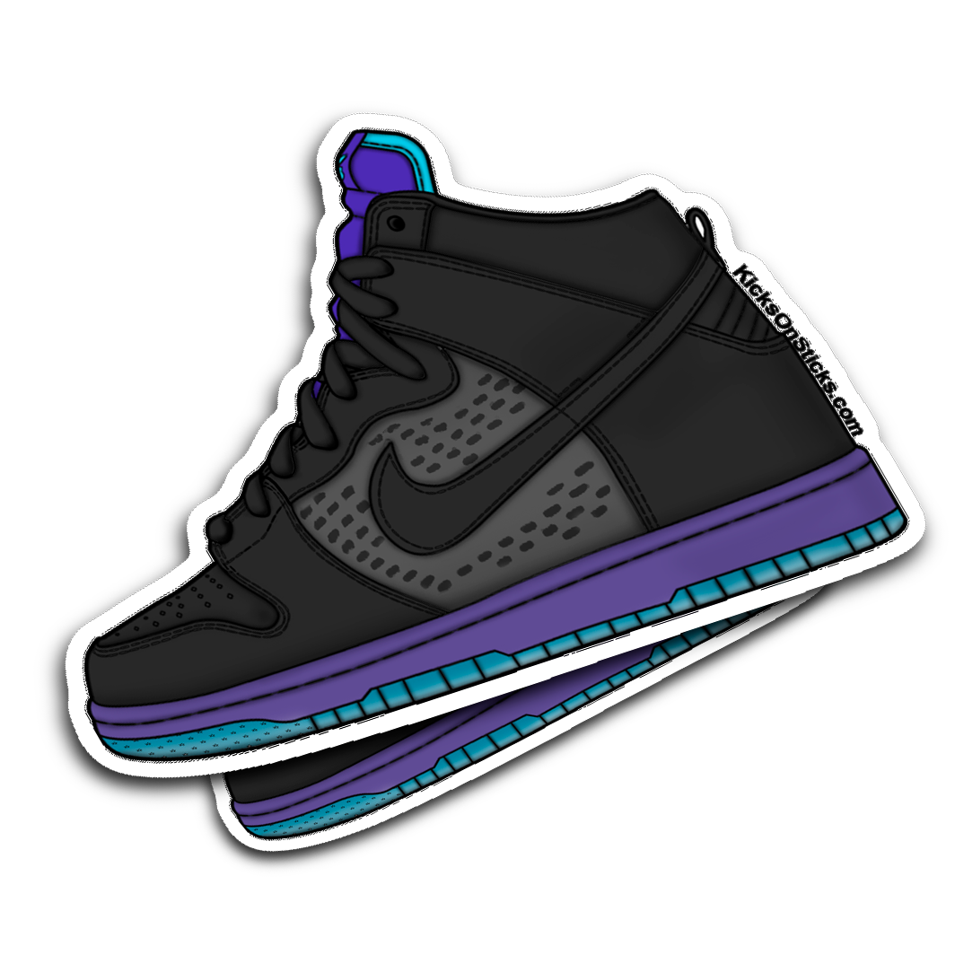 SB Dunk High "Grape" Sneaker Sticker