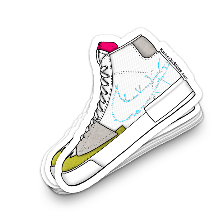 SB Blazer "Hack Pack Aqua" Sneaker Sticker