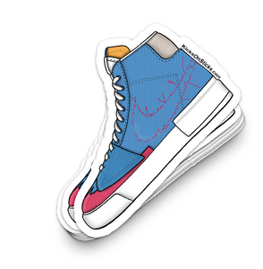 SB Blazer "Hack Pack Blue" Sneaker Sticker