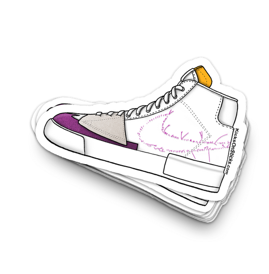 SB Blazer "Lakers" Sneaker Sticker