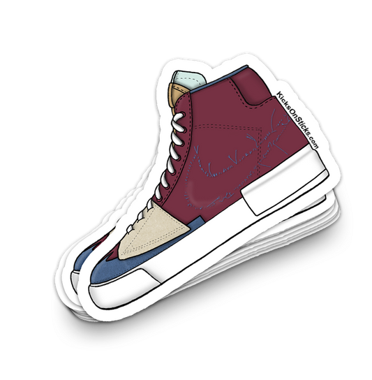 SB Blazer "Team Red" Sneaker Sticker