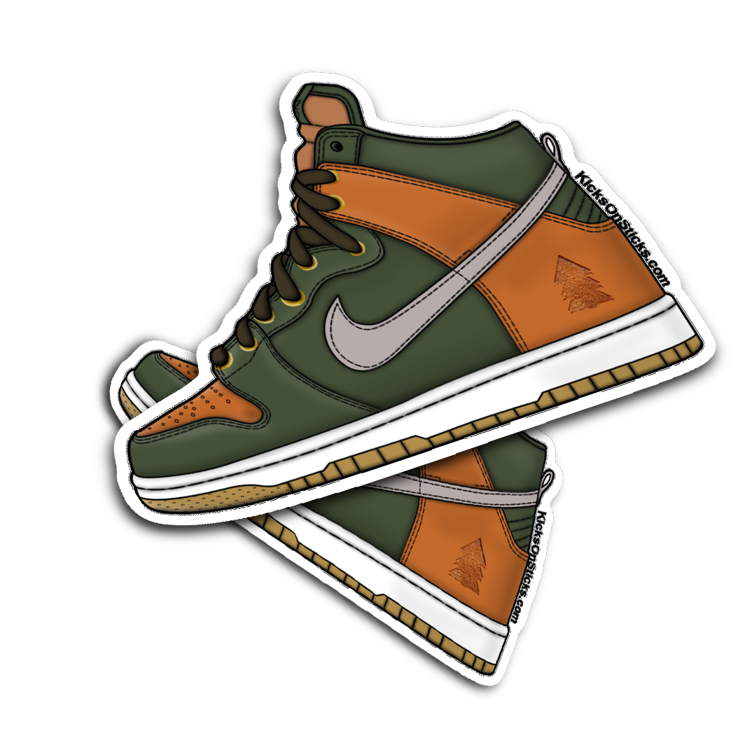 SB Dunk High "HomeGrown" Sneaker Sticker