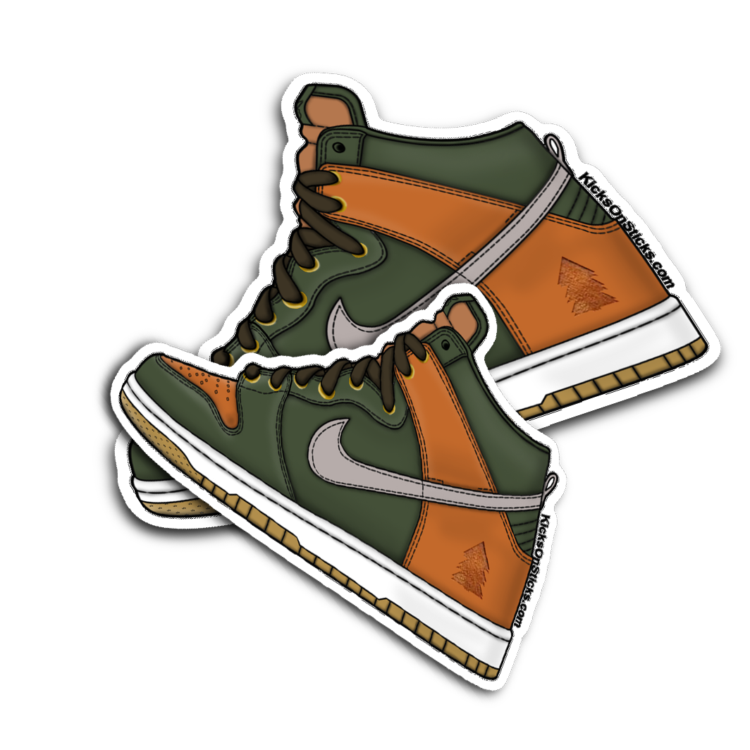 SB Dunk High "HomeGrown" Sneaker Sticker