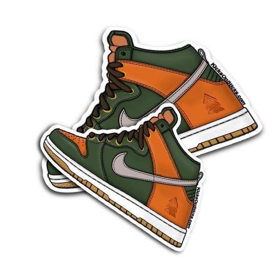 SB Dunk High "HomeGrown" Sneaker Sticker