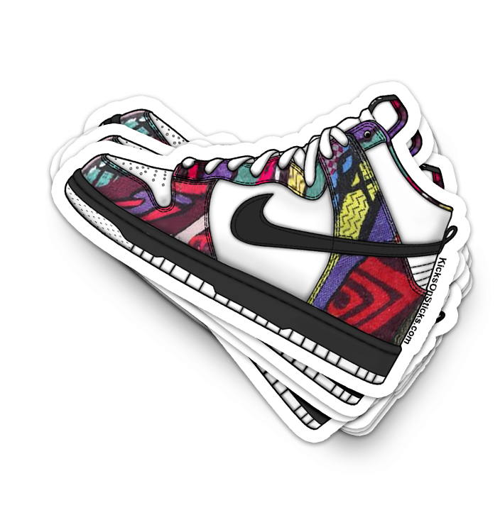 SB Dunk High "Huxtable" Sneaker Sticker