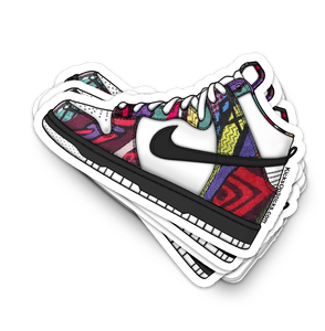 SB Dunk High "Huxtable" Sneaker Sticker
