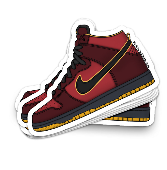 SB Dunk High "Ironman" Sneaker Sticker