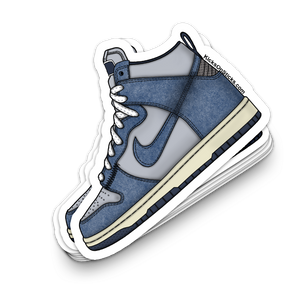 Dunk High "Notre Blue" Sneaker Sticker