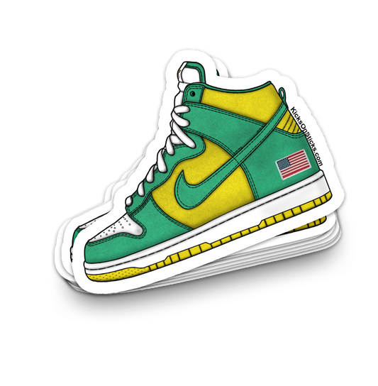 SB Dunk High "Oakland" Sneaker Sticker