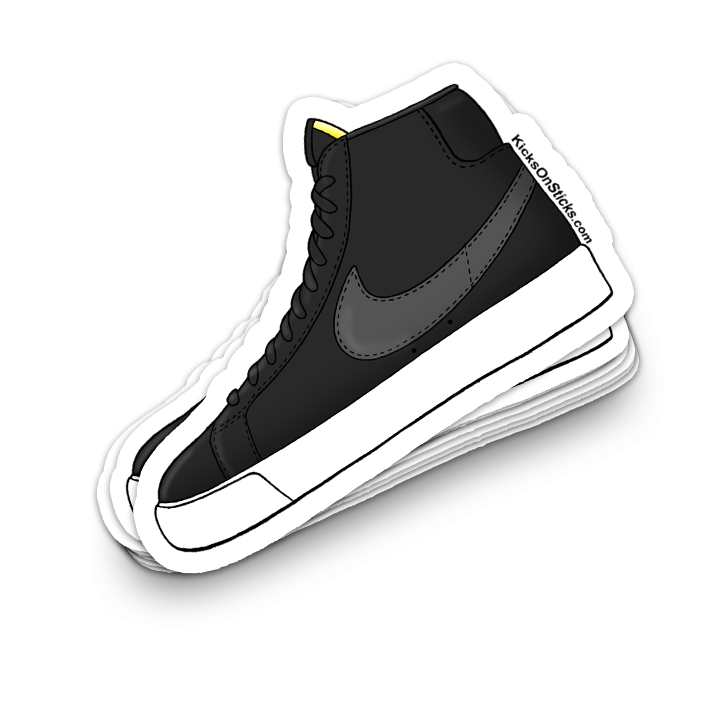 SB Blazer "Orange Label Black" Sneaker Sticker
