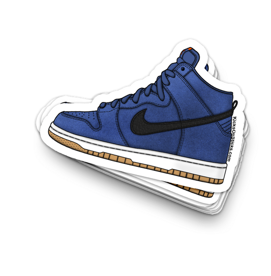 SB Dunk High "Orange Label Navy" Sneaker Sticker