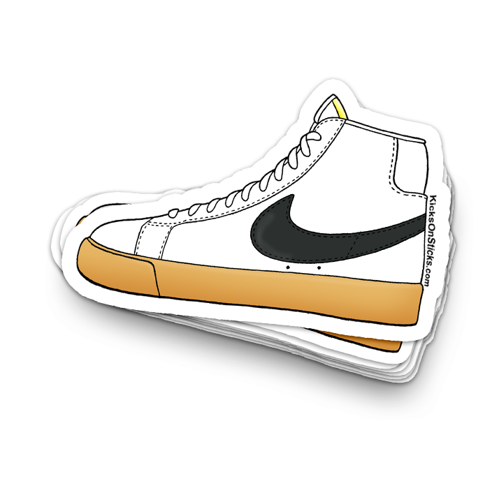 SB Blazer "Orange Label White" Sneaker Sticker