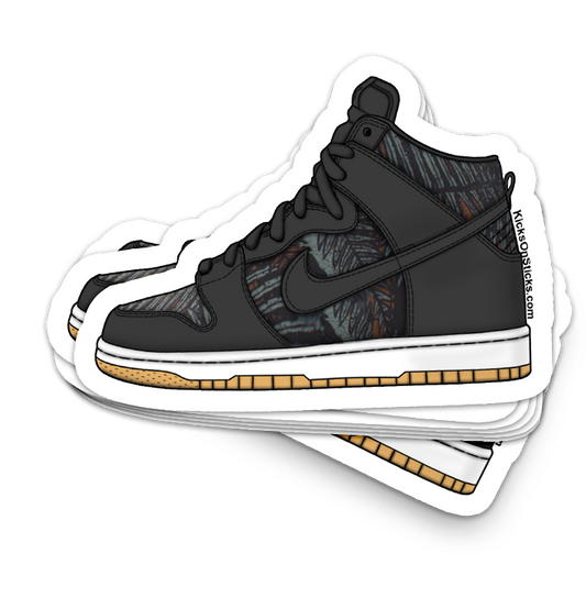 SB Dunk High "Rainforest" Sneaker Sticker