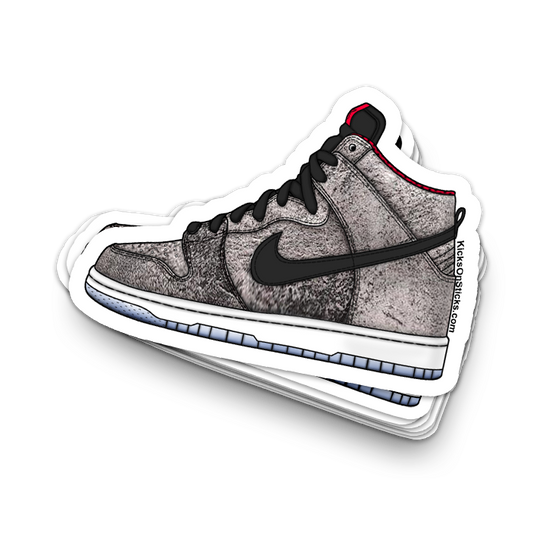 SB Dunk High "Salt Stain" Sneaker Sticker