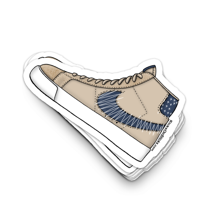 SB Blazer "Sashiko Tan" Sneaker Sticker