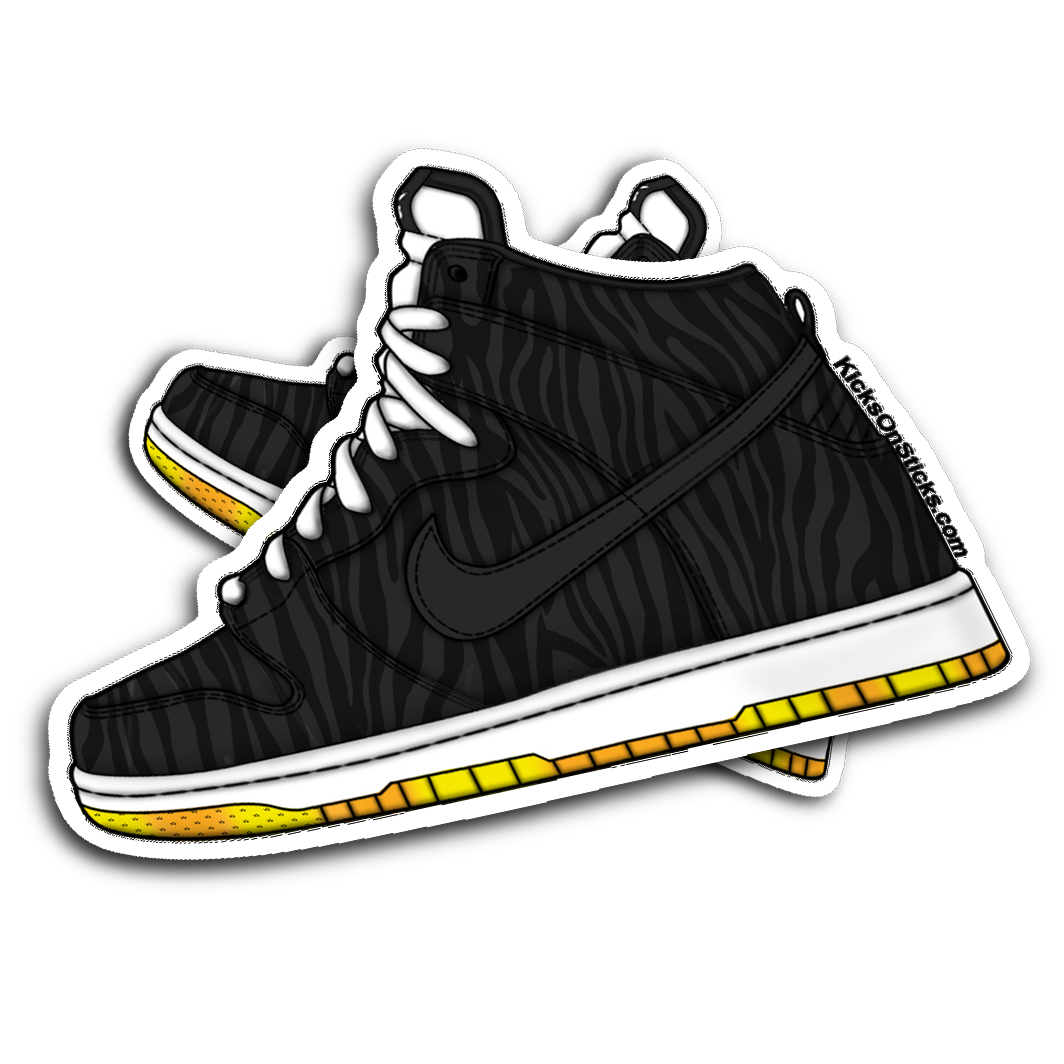 SB Dunk High "Skunk 2016" Sneaker Sticker