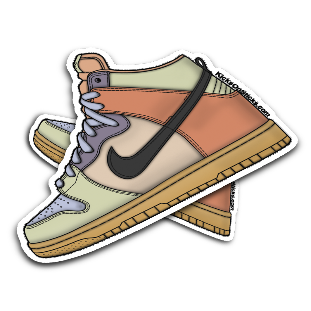 SB Dunk High "Spectrum" Sneaker Sticker