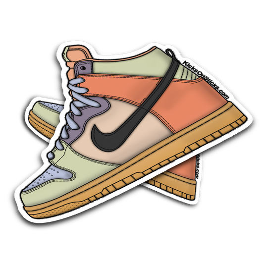 SB Dunk High "Spectrum" Sneaker Sticker