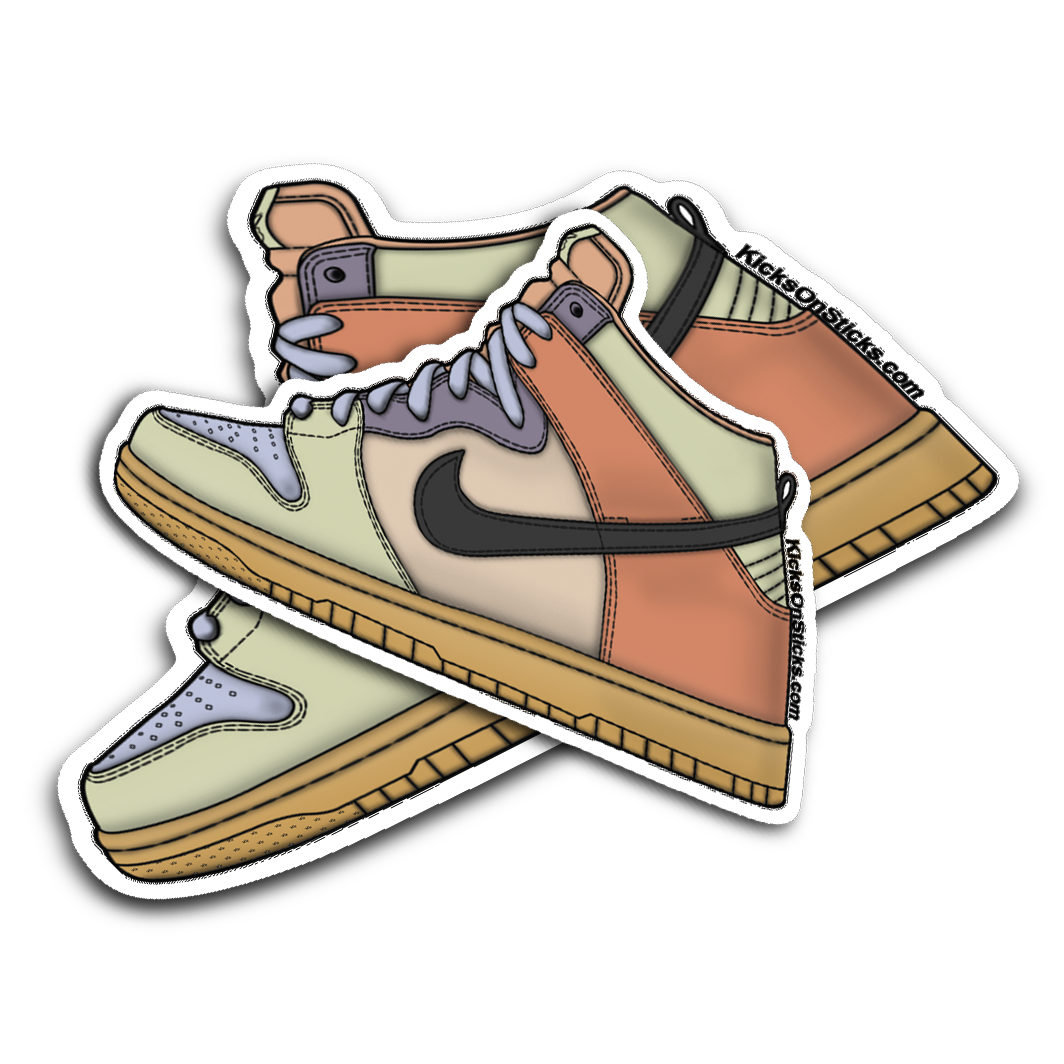 SB Dunk High "Spectrum" Sneaker Sticker