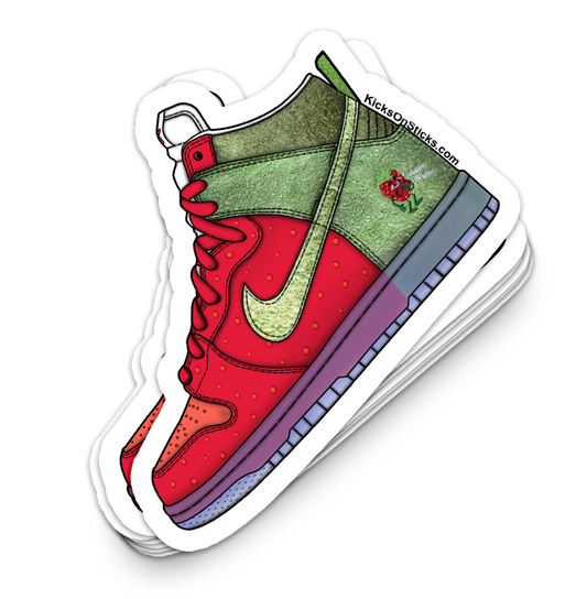 SB Dunk High "420 Strawberry Cough" Sneaker Sticker