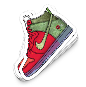 SB Dunk High "420 Strawberry Cough" Sneaker Sticker