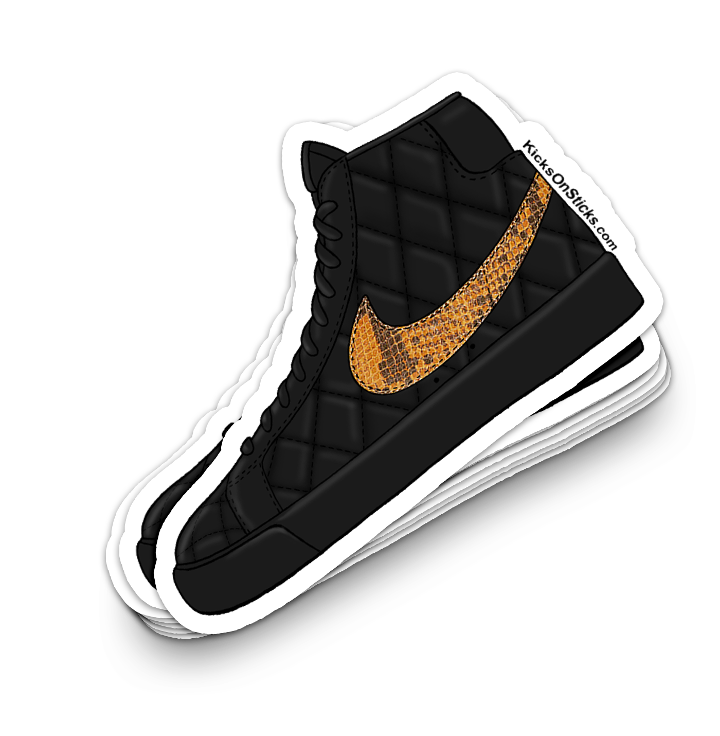 SB Blazer "Supreme Black 2022" Sneaker Sticker