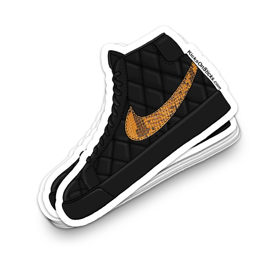 SB Blazer "Supreme Black 2022" Sneaker Sticker