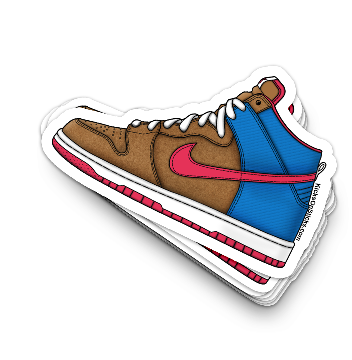 SB Dunk High "Todd Bratrud" Sneaker Sticker