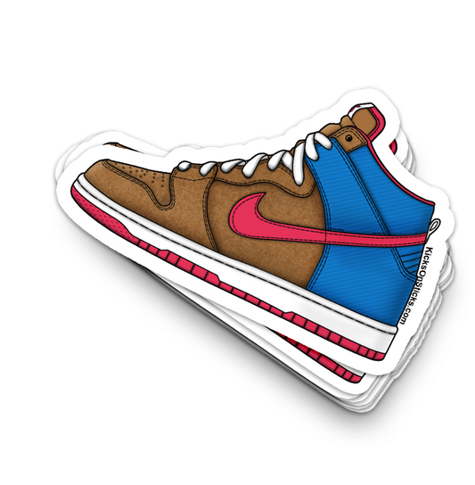 SB Dunk High "Todd Bratrud" Sneaker Sticker