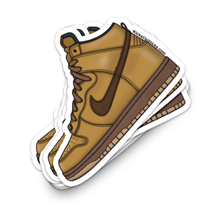 SB Dunk High "Wheat" Sneaker Sticker