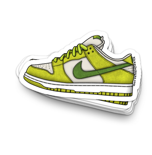 SB Dunk Low "420 Green Apple" Sneaker Sticker