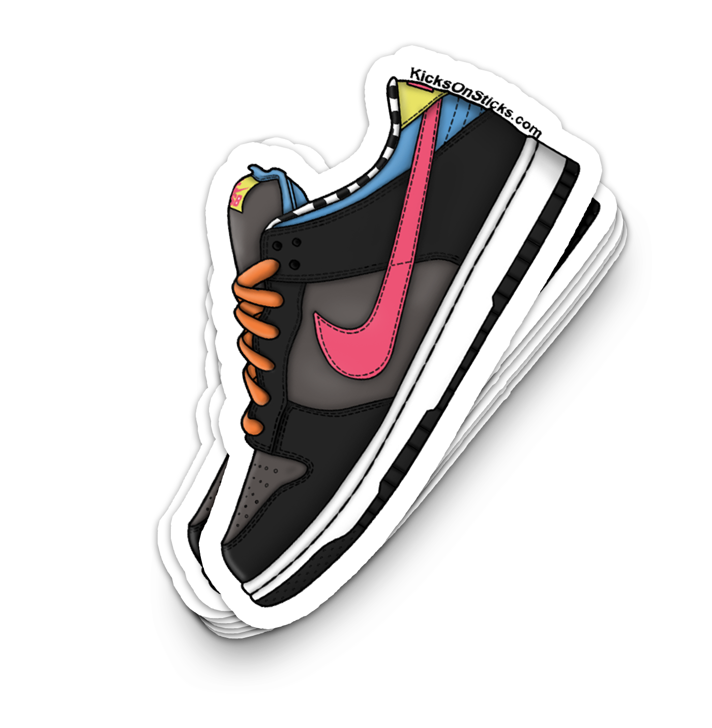 SB Dunk Low "720" Sneaker Sticker