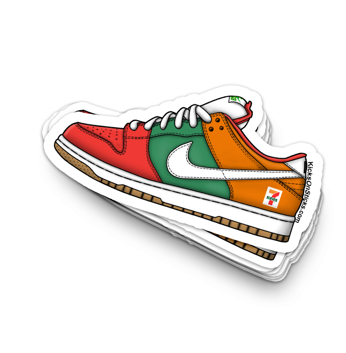 SB Dunk Low "7/11" Sneaker Sticker