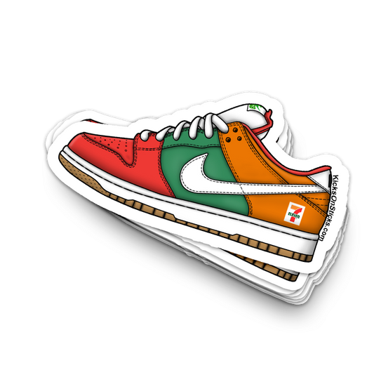 SB Dunk Low "7/11" Sneaker Sticker