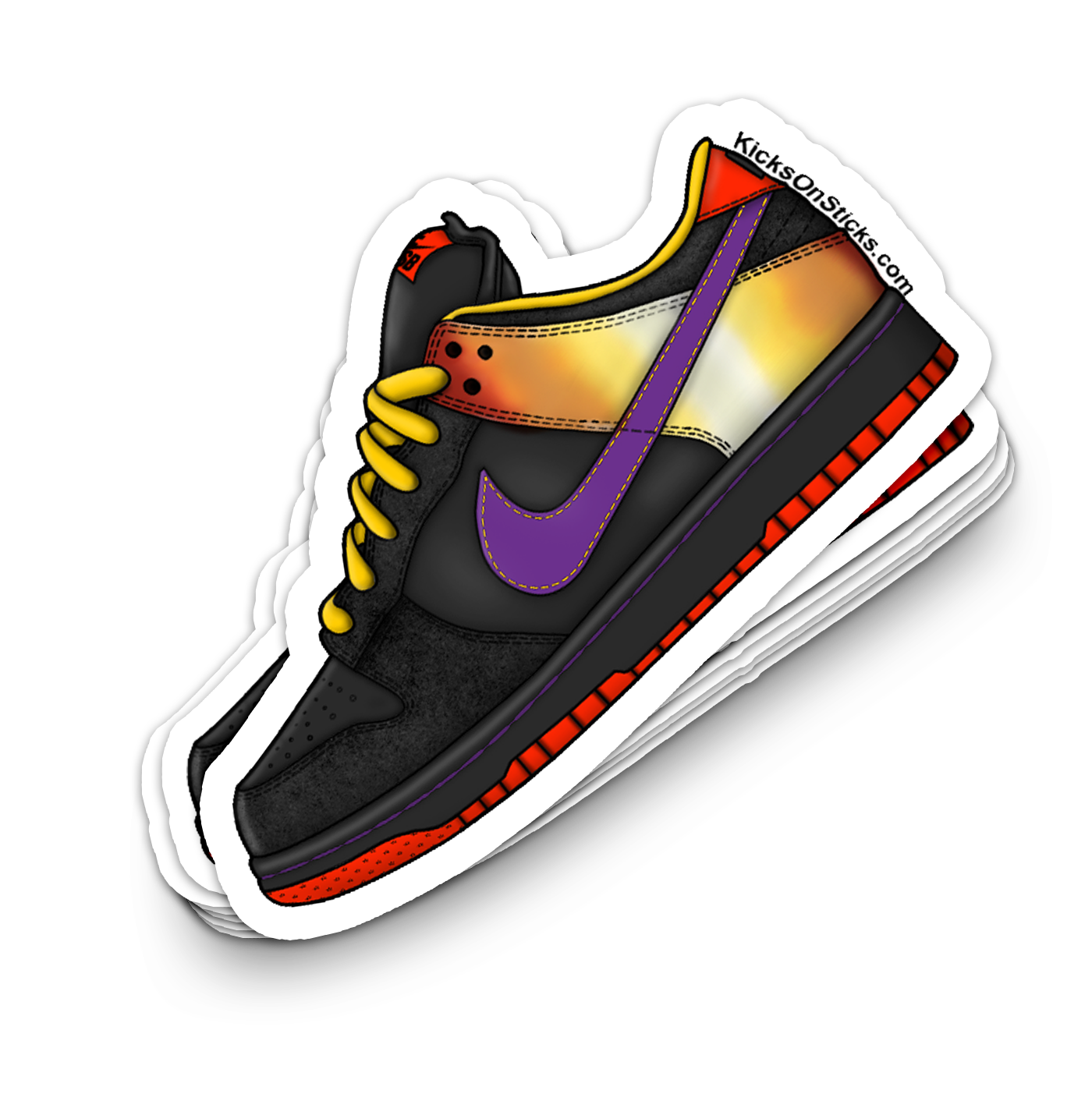 SB Dunk Low "Appetite for Destruction Guns Roses" Sneaker Sticker