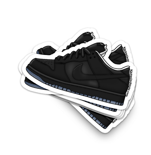 SB Dunk Low "Atlas Black" Sneaker Sticker