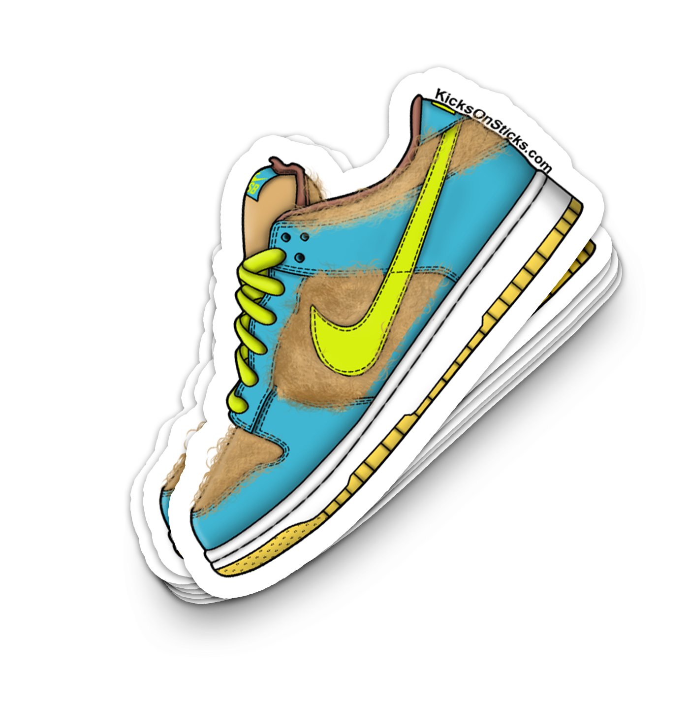 SB Dunk Low "Baby Bear" Sneaker Sticker