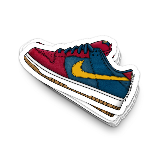 SB Dunk Low "Barcelona" Sneaker Sticker