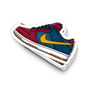 SB Dunk Low "Barcelona" Sneaker Sticker
