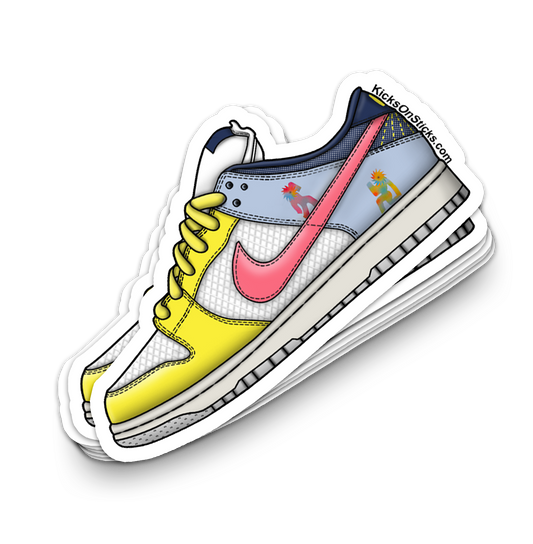 SB Dunk Low "Be True Xavier" Sneaker Sticker