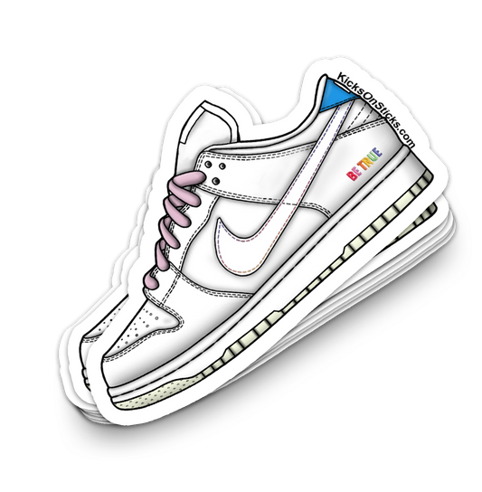 SB Dunk Low "Be True" Sneaker Sticker