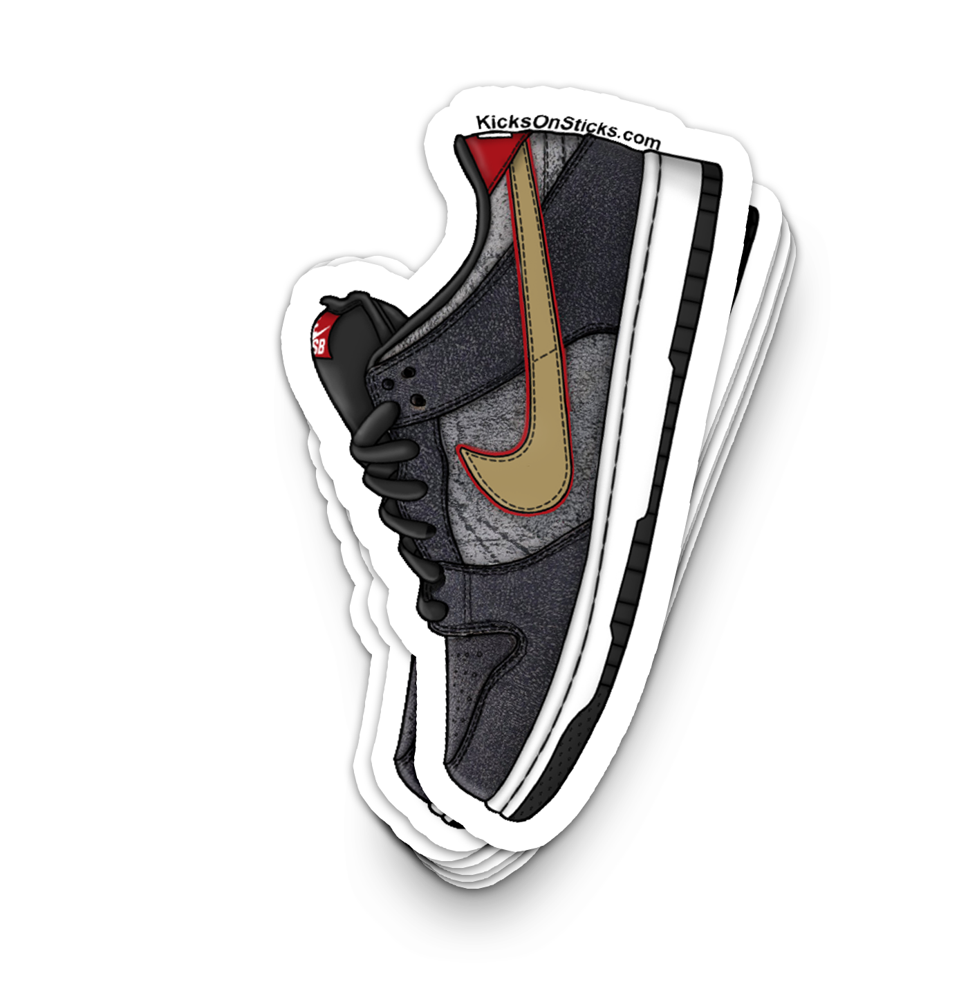 SB Dunk Low "Beijing" Sneaker Sticker