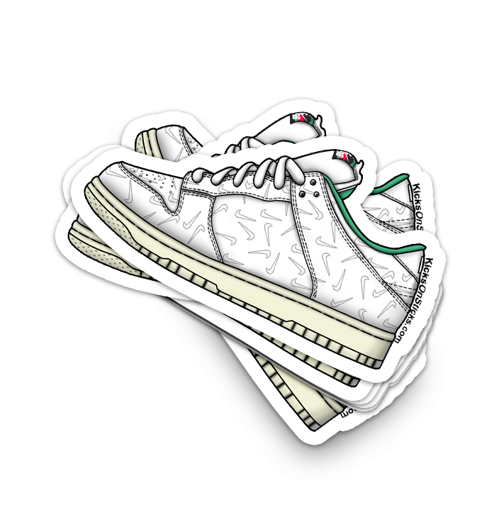 SB Dunk Low "Ben G" Sneaker Sticker