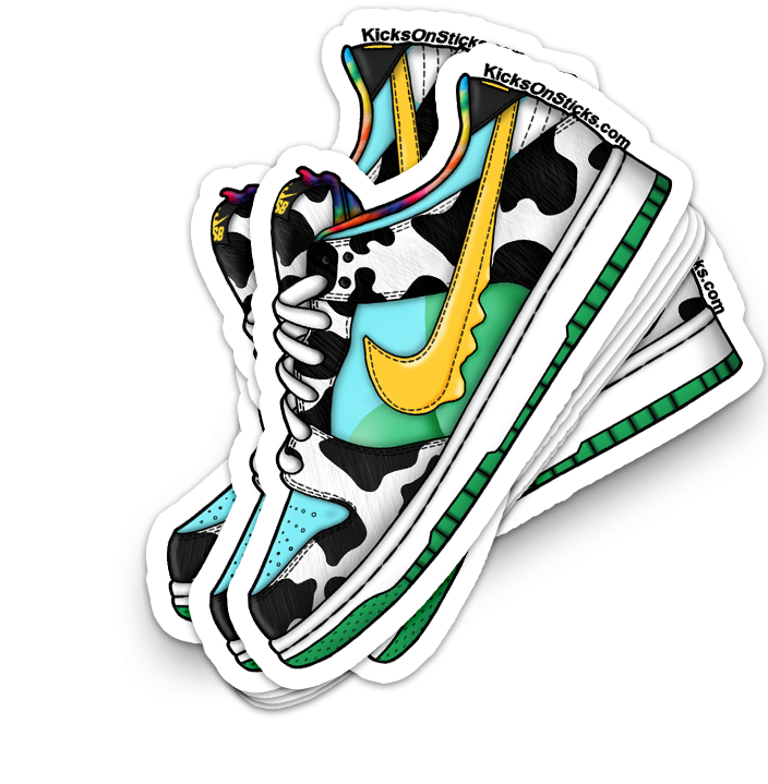 SB Dunk Low "Ben & Jerry Chunky Dunky" Sneaker Sticker