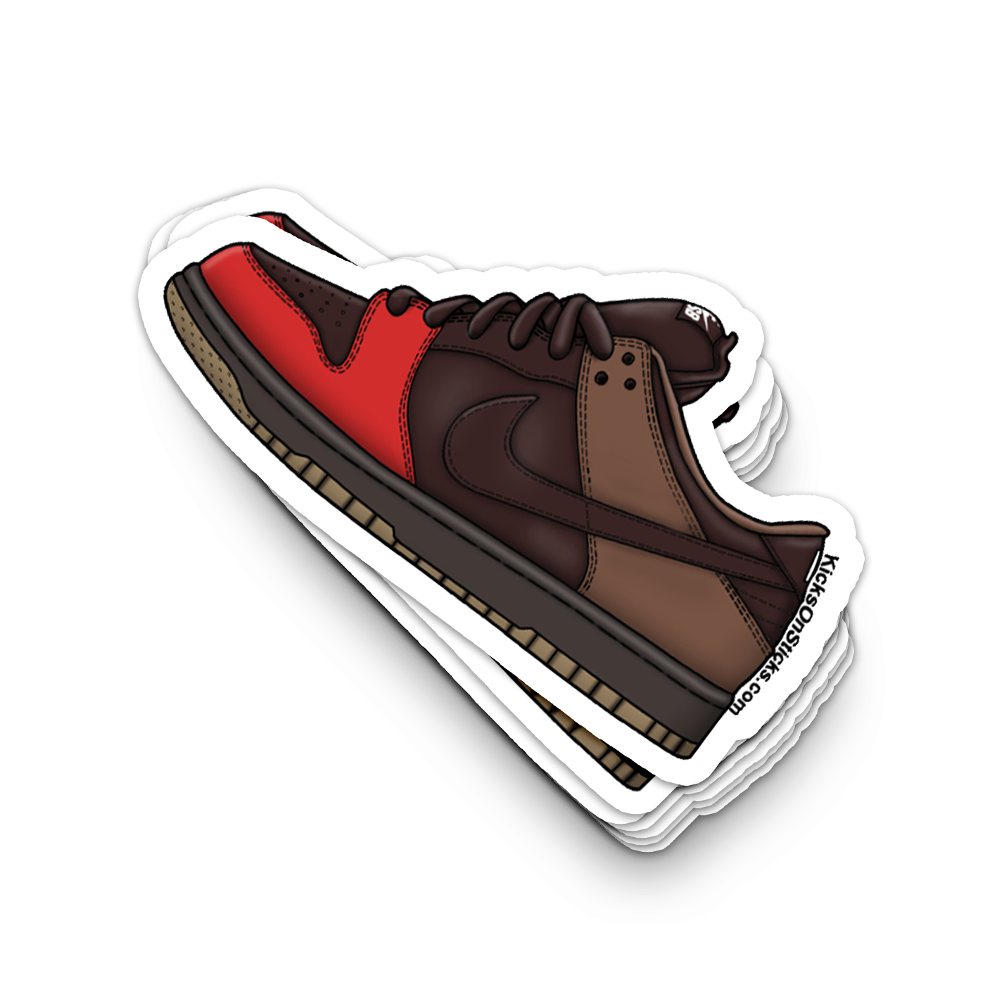 SB Dunk Low "Bison" Sneaker Sticker