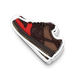 SB Dunk Low "Bison" Sneaker Sticker