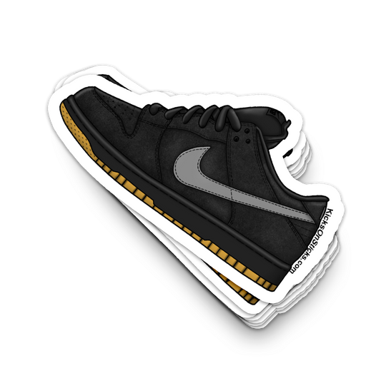 SB Dunk Low "Black Fog" Sneaker Sticker