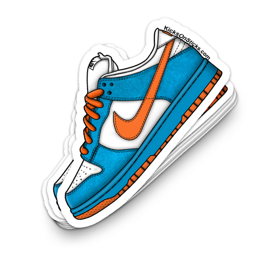 SB Dunk Low "Brazil EMB Blue Orange" Sneaker Sticker